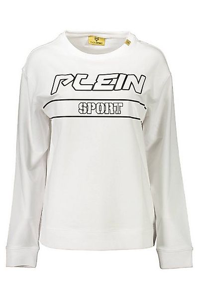 PLEIN SPORT Sweatshirt Weißes Damen-Sweatshirt: Langarm, Rundhals günstig online kaufen