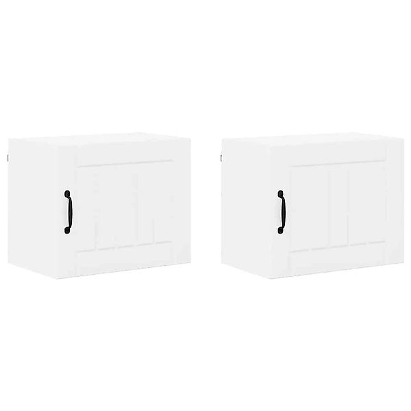 vidaXL Küchenschrank mit Regal 2 Stk Hochglanz Weiß 50 x 31 x 40 cm 884903 günstig online kaufen