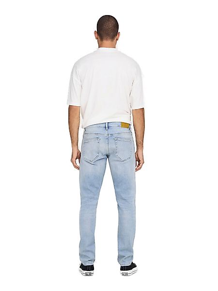 Only & Sons Herren Jeans ONSWEFT 4873 - Regular Fit - Blau - Light Blue Den günstig online kaufen