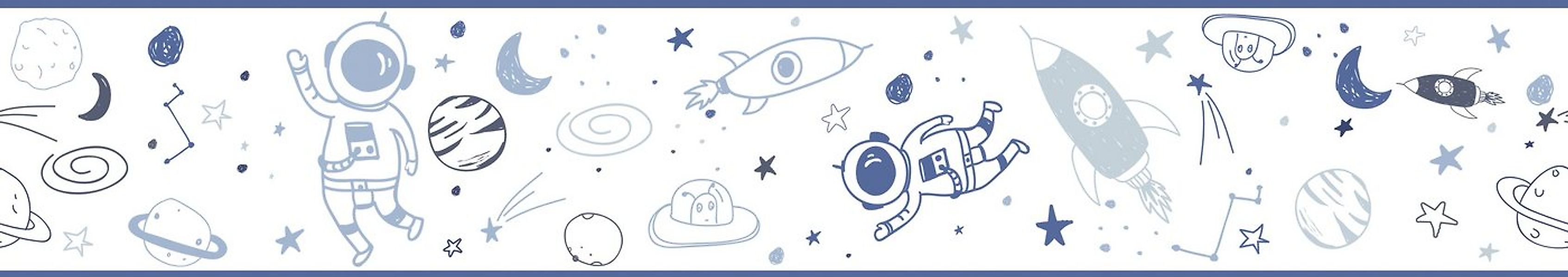 Marburg Kindertapete, Weltall, matt, (1 St), moderne Tapete für Wohnzimmer günstig online kaufen