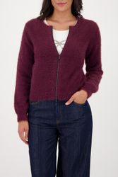 Monari Strickjacke Jacke Strickjacke Plüsch Regular günstig online kaufen