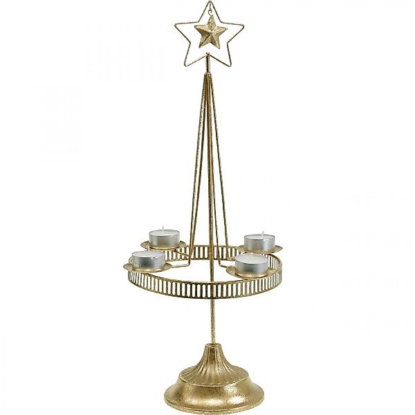 Viana Kerzenhalter Adventskranz Kerzenhalter Stern in günstig online kaufen