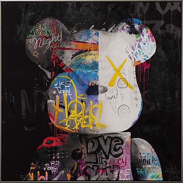 ArtUniverse Gemälde Pop Art Teddy 102,5x102,5 günstig online kaufen