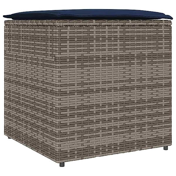 vidaXL Gartenbox Kissenbox mit Speicher Grau günstig online kaufen