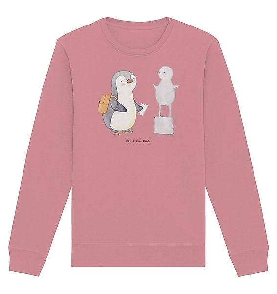 Mr. & Mrs. Panda Longpullover Pinguin Museum besuchen Größe S - Canyon Pink günstig online kaufen