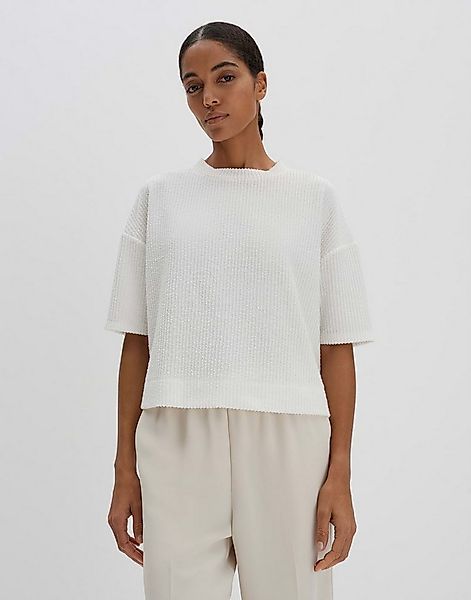 someday Kurzarmshirt KEVELUNA DETAIL Loose in 3D Streifen Optik günstig online kaufen