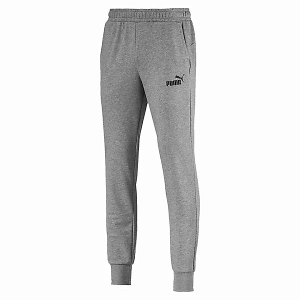 PUMA Herren Jogginghose - ESS Logo Pants TR cl, lang, einfarbig Grau XL günstig online kaufen