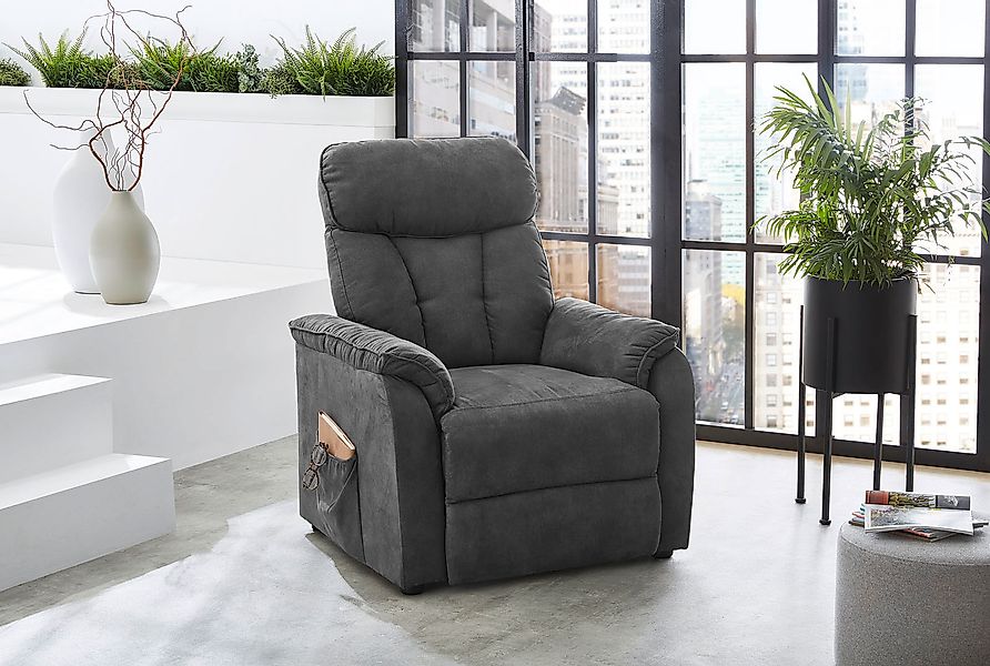 Jockenhöfer Gruppe TV-Sessel "Dorsten, B: 86 cm, Sitzhöhe: 46 cm" mit Relax günstig online kaufen