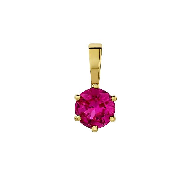 NICEANDnoble Kettenanhänger 585er Gelbgold Kettenanhänger synthetischer günstig online kaufen