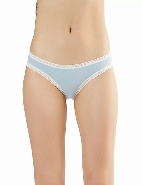 3er Pack Damen Slip Spitze 11farben Bio-baumwolle Bikinislip günstig online kaufen