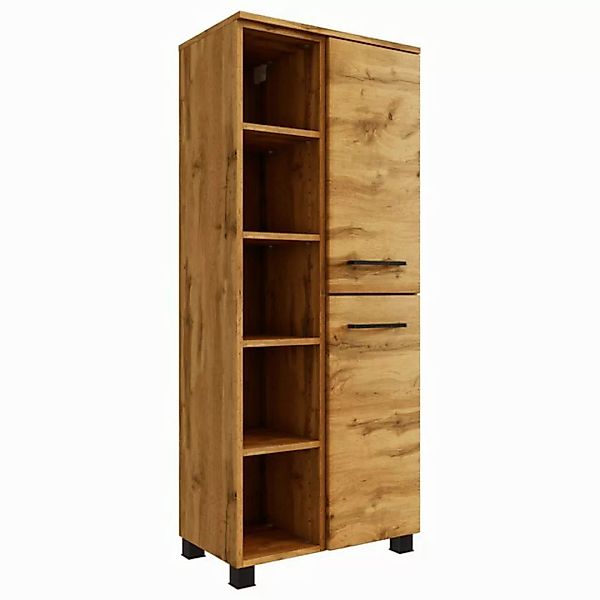 Lomadox Midischrank MORISSON-03 Wotan Eiche Nb. hängend und stehend einsetz günstig online kaufen