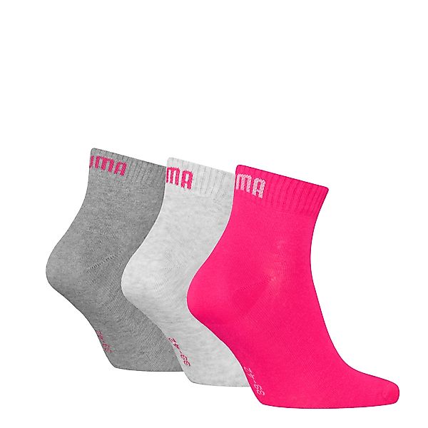 PUMA Kurzsocken, (3 Paar), Atmungsaktiv, Rippenbündchen, weiche Baumwollmis günstig online kaufen