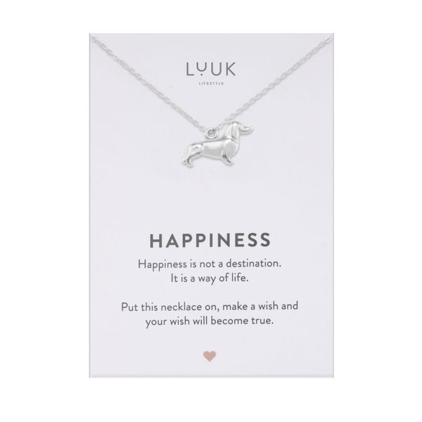 LUUK LIFESTYLE Kette mit Anhänger Dackel, günstig online kaufen