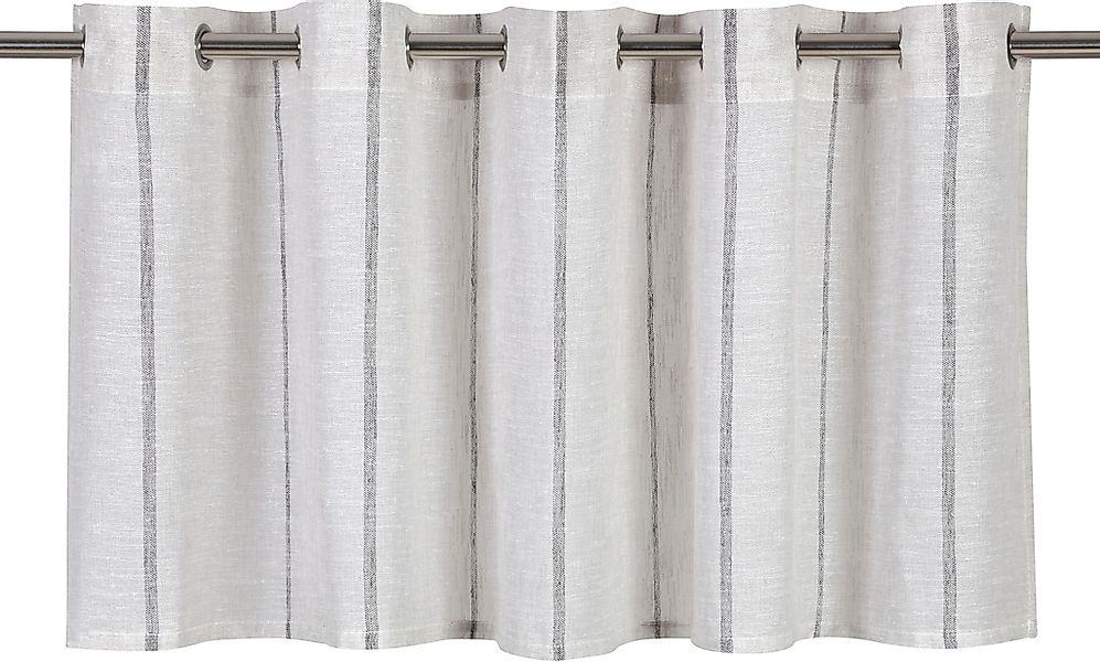 my home Scheibengardine »Clea«, (1 St.), Polyester, mit Längsstreifen in gr günstig online kaufen