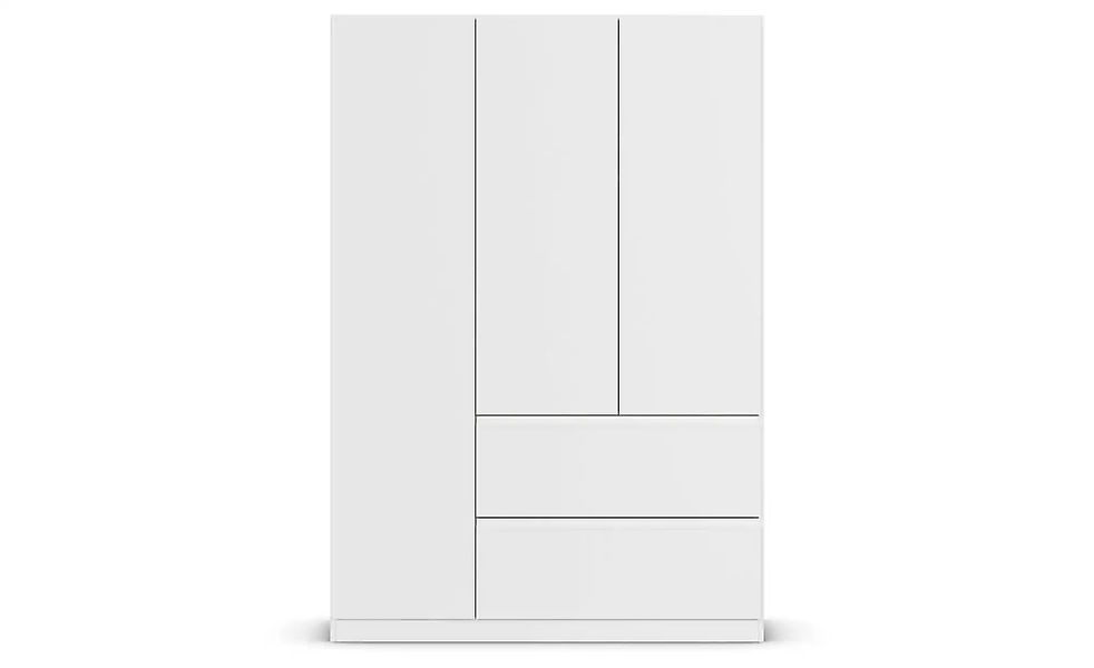 Drehtürenschrank  Jamie ¦ weiß ¦ Maße (cm): B: 136 H: 197 Schränke > Kleide günstig online kaufen