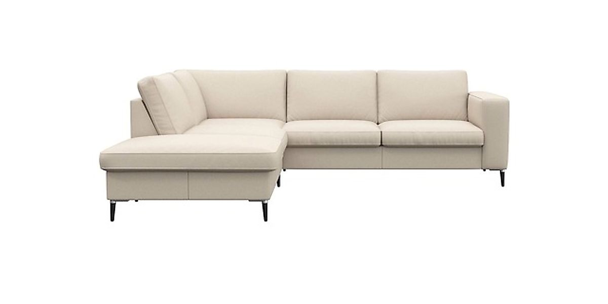 FLEXLUX Ecksofa »Fiore, bequem und komfortabel, zeitlos, L-Form«, breite Ar günstig online kaufen