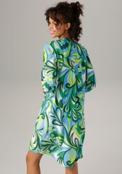 Aniston CASUAL Sommerkleid mit farbharmonischem, graphischem Druck günstig online kaufen