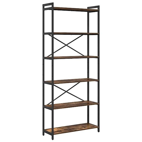 vidaXL Bücherregal Geräucherte Eiche 40 x 30 x 85 cm Holzwerkstoff 868409 günstig online kaufen