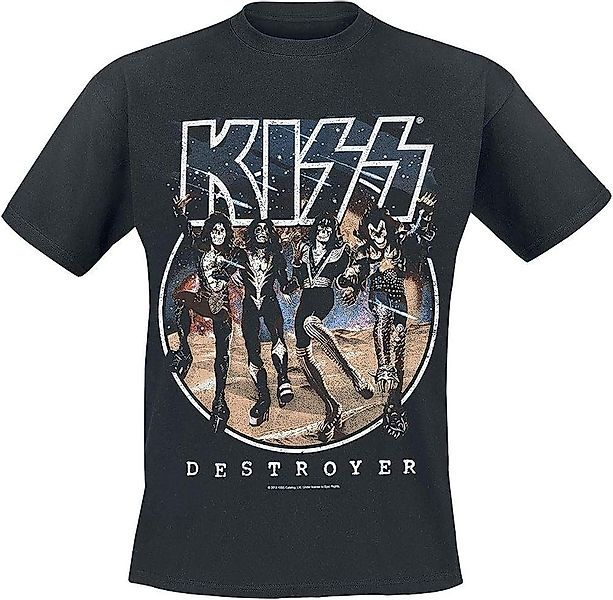 coole-fun-t-shirts Print-Shirt KISS Destroyer T-Shirt Herren günstig online kaufen