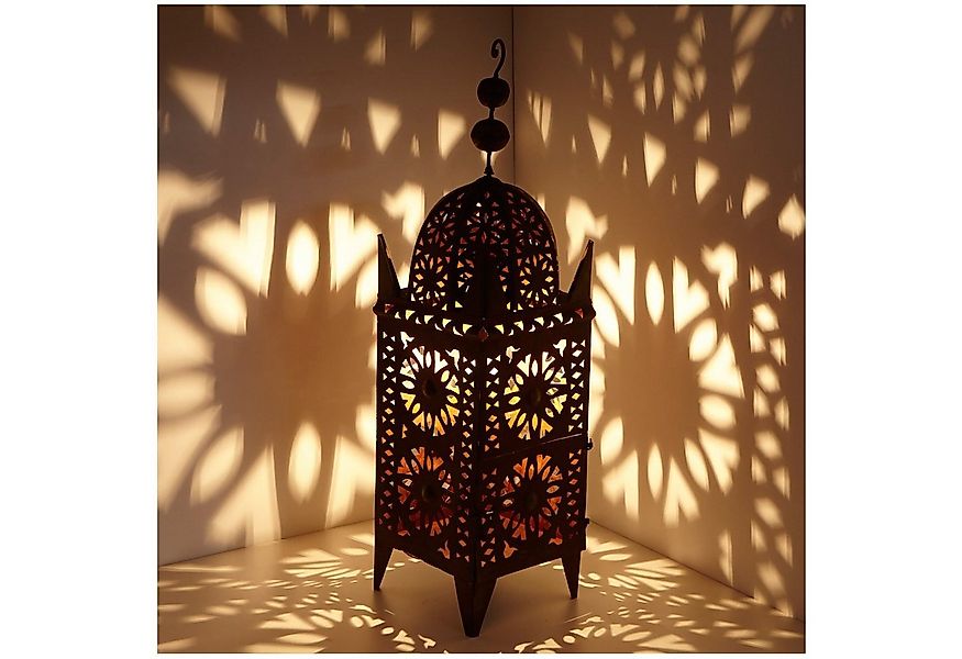 Casa Moro Kerzenlaterne Marokkanische Eisen-Laterne Anwal H-90cm x breite 2 günstig online kaufen