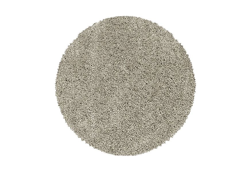 Carpettex Hochflor-Teppich Unicolor - Einfarbig, Rund, Höhe: 30 mm, Einfarb günstig online kaufen
