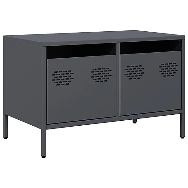 vidaXL TV-Schrank Anthrazit 68x39x43,5 cm Kaltgewalzter Stahl 851234 günstig online kaufen