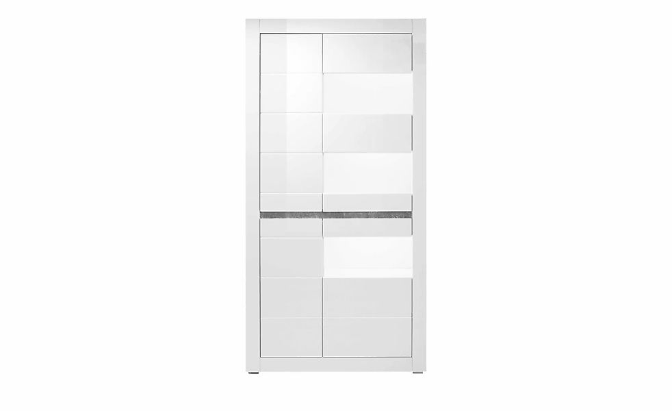 Vitrine  Suavo ¦ weiß ¦ Maße (cm): B: 100 H: 198 T: 35.0 Schränke > Vitrine günstig online kaufen