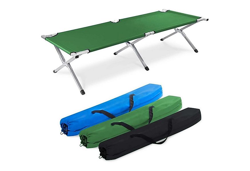 Goods+Gadgets Feldbett Faltbares Aluminium-Feldbett – Robust & Leicht für C günstig online kaufen