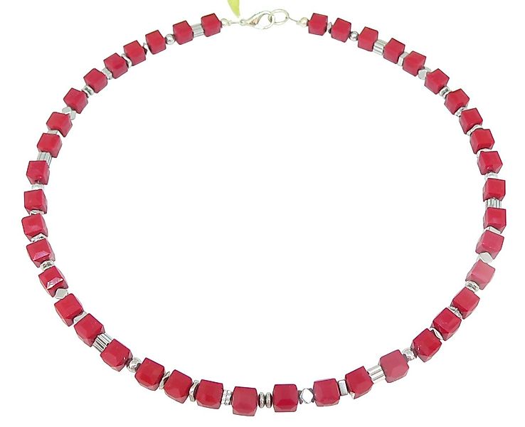 traumschmuck Kette ohne Anhänger 220d Halskette Würfelkette Kristallglas Op günstig online kaufen