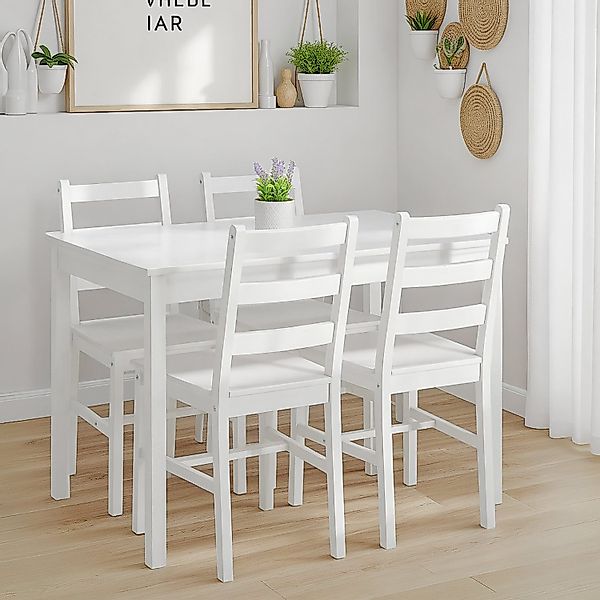 Homestyle4u Essgruppe Esstisch 108x65 mit 4 günstig online kaufen
