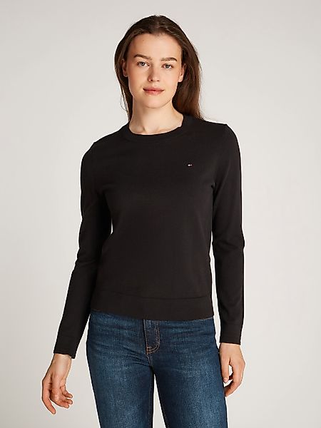 Tommy Hilfiger Rundhalspullover CO JERSEY STITCH günstig online kaufen