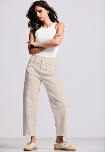 Andijamo-Fashion Chinos BARREL LEG PANTS dezente günstig online kaufen