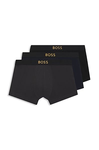 BOSS Trunk 3P Gold Logo (3-St) günstig online kaufen
