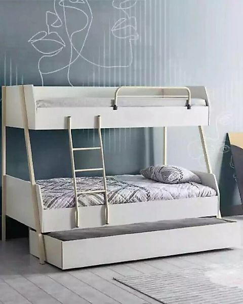 JVmoebel Etagenbett, Jugendbett Weiß Kinderbett Design Modernes Bett Kinder günstig online kaufen