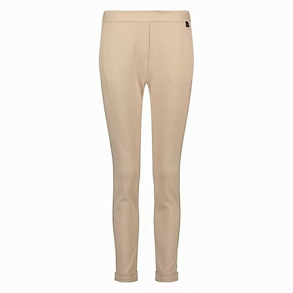 Nukus Stoffhose Fam Pisa Safari Pants Stretch Hose mit Wabenmuster in Beige günstig online kaufen