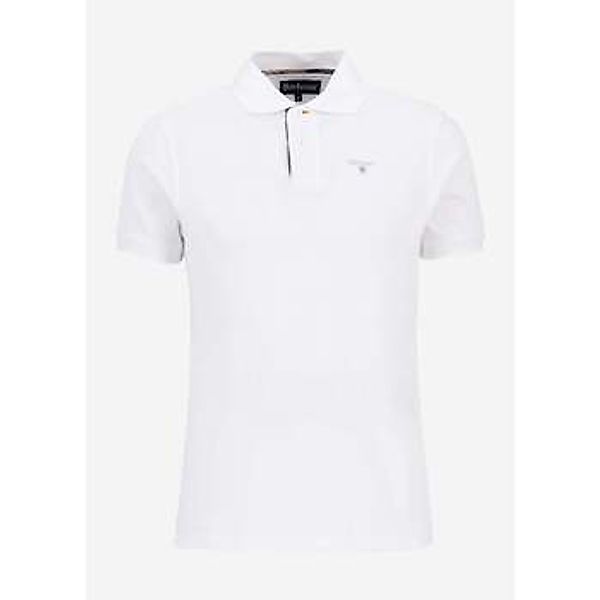 Barbour  Poloshirt tartan pique polo shirt - white dress günstig online kaufen