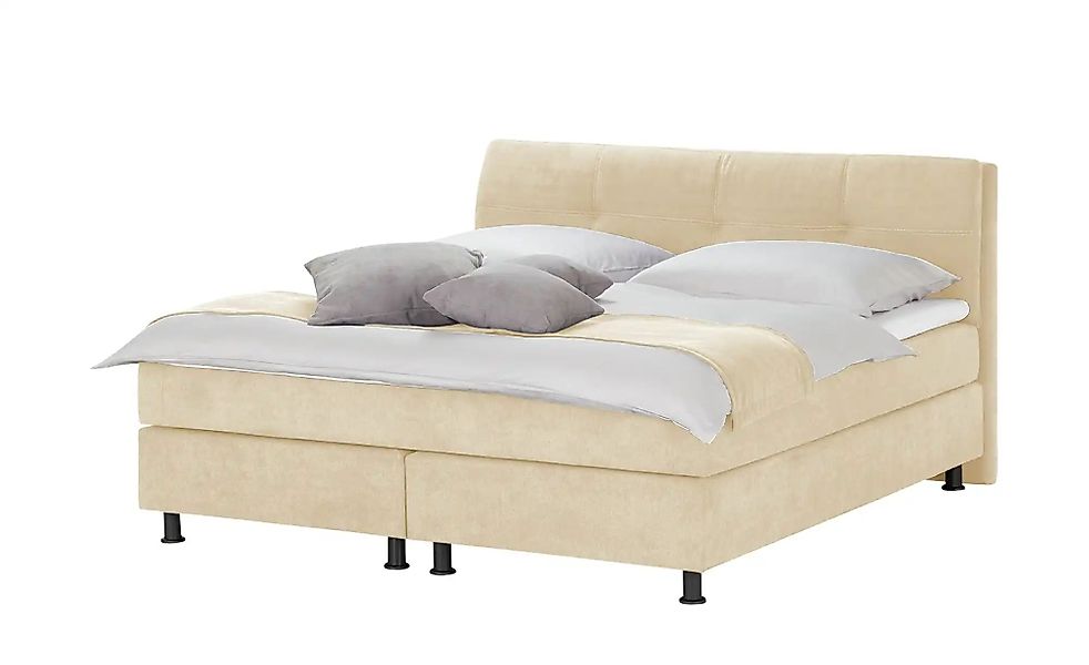 Boxspringbett  Vegg Towel ¦ beige ¦ Maße (cm): B: 145 H: 112,5 Betten > Box günstig online kaufen