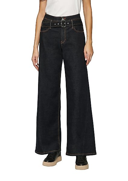 s.Oliver 5-Pocket-Jeans SURI mit Textilgürtel und günstig online kaufen