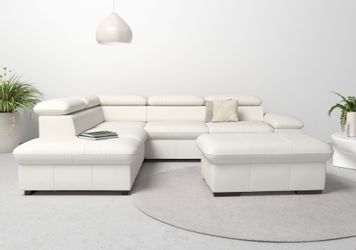 Home affaire Ecksofa "Alberto L-Form" mit Kopfteilverstellung, wahlweise mi günstig online kaufen