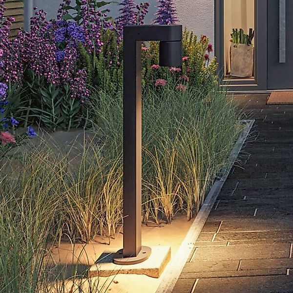 Paulmann LED Pollerleuchte »Kimu IP44 822mm 3000K 8W 500lm 230V 70° Anthraz günstig online kaufen