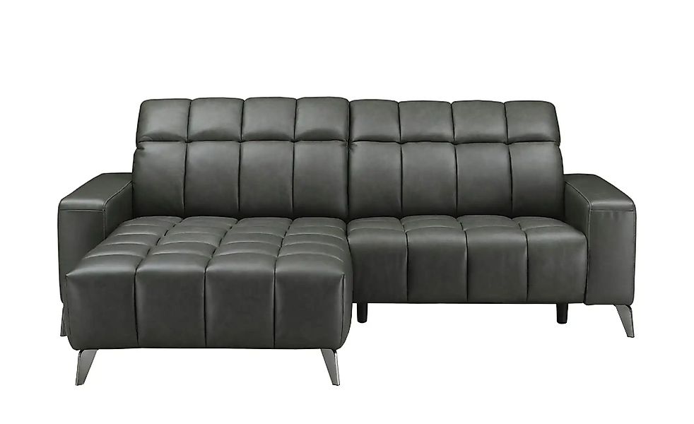 uno Ecksofa mit Relaxfunktion GB234FR Luzern ¦ grau ¦ Maße (cm): B: 256 H: günstig online kaufen