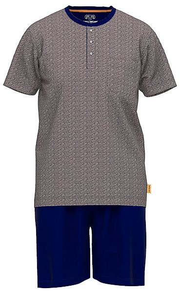 CECEBA Pyjama Herren Schlafanzug mit Knopfleiste günstig online kaufen