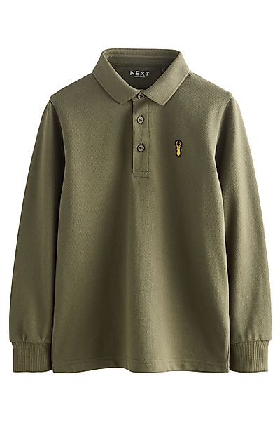 Next Langarm-Poloshirt Langärmeliges Polo-Shirt (1-tlg) günstig online kaufen