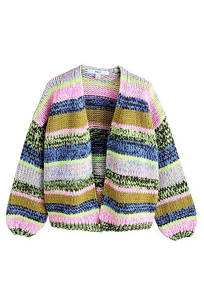Next Strickjacke Weiche Strickjacke im Grobstrick mit Wolle (1-tlg) günstig online kaufen