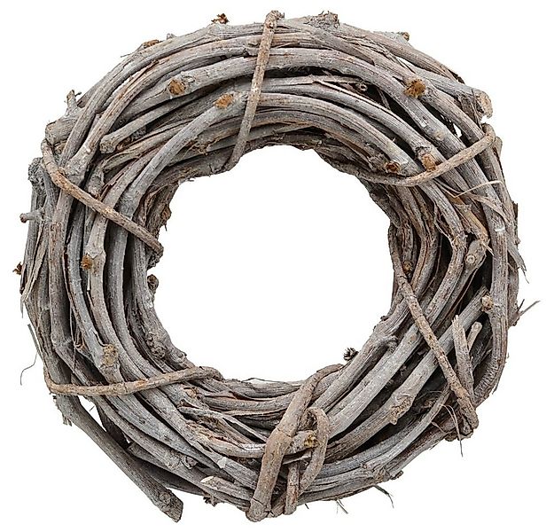 matches21 HOME & HOBBY Dekokranz Türkränze Rattan grau gewickelt div Größen günstig online kaufen