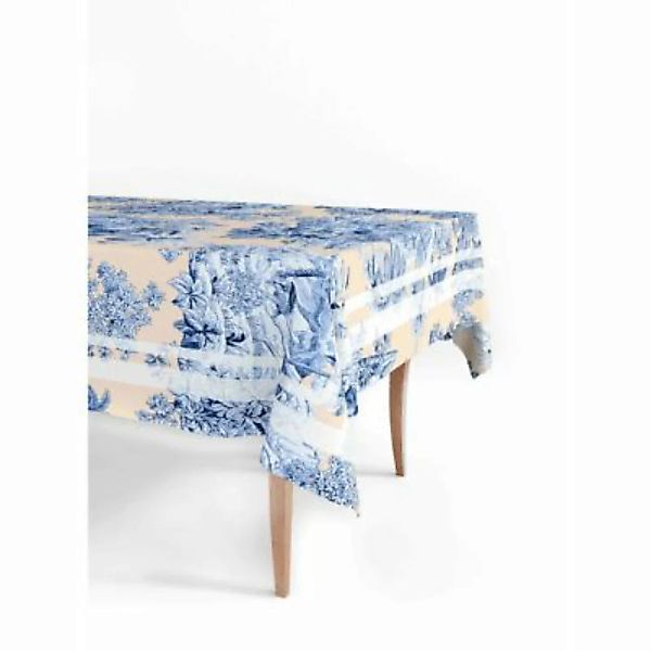 THE MIA Colonie Tischdecke quadratförmig 150 x 150 cm blau günstig online kaufen