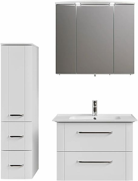 Saphir Badmöbel-Set "Badmöbel-Set Serie 3006 3-teilig Keramik-Waschtisch mi günstig online kaufen