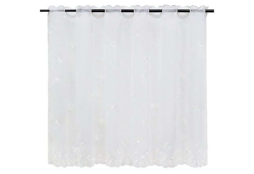 Joyswahl Scheibengardine (1 St), Stangendurchzug, transparent, Stickerei, L günstig online kaufen