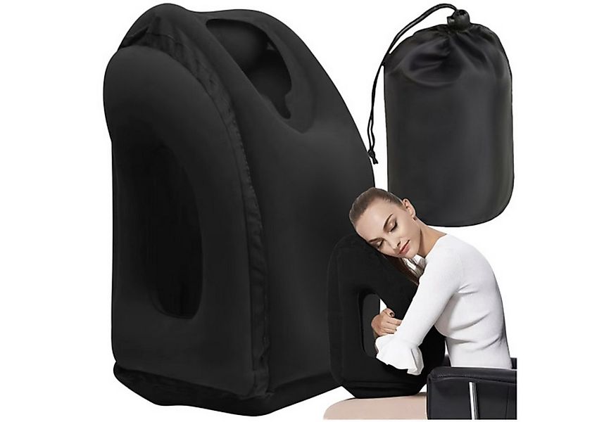 Trizand Reisekissen Aufblasbares ergonomisches Reisekissen mit 45°-Neigungs günstig online kaufen