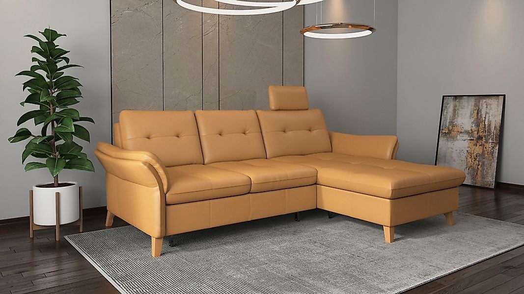 sit&more Ecksofa "Göteborg" Sitztiefenverstellung und Federkern, wahlweise günstig online kaufen